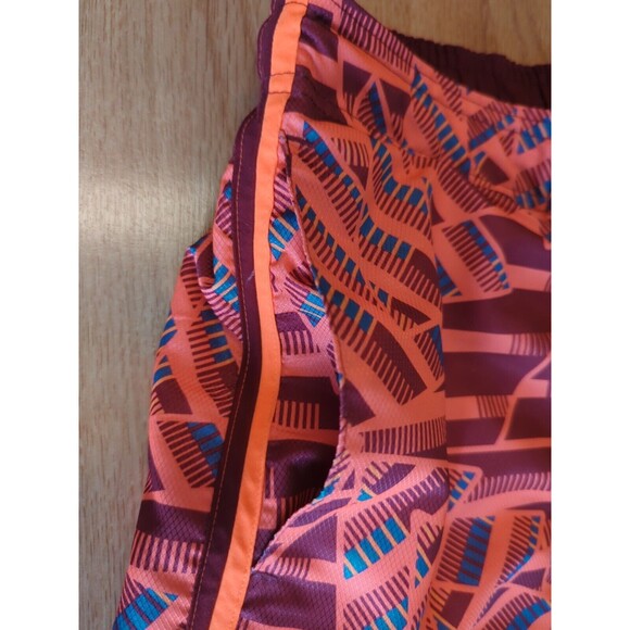 Nike Board Shorts Swim Trunks Mens Large Orange Red Geometric Board Surfing - Picture 2 of 7